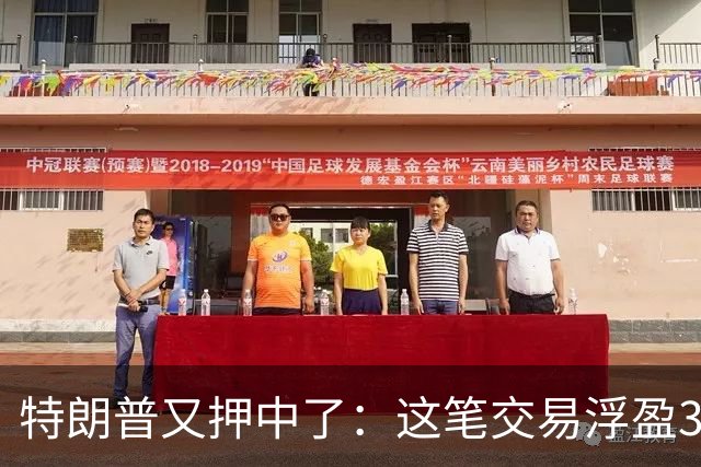 特朗普又押中了：这笔交易浮盈30%
